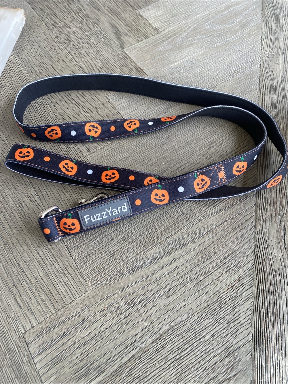 FuzzYard Dog Leash Halloween Pumpkin 51"